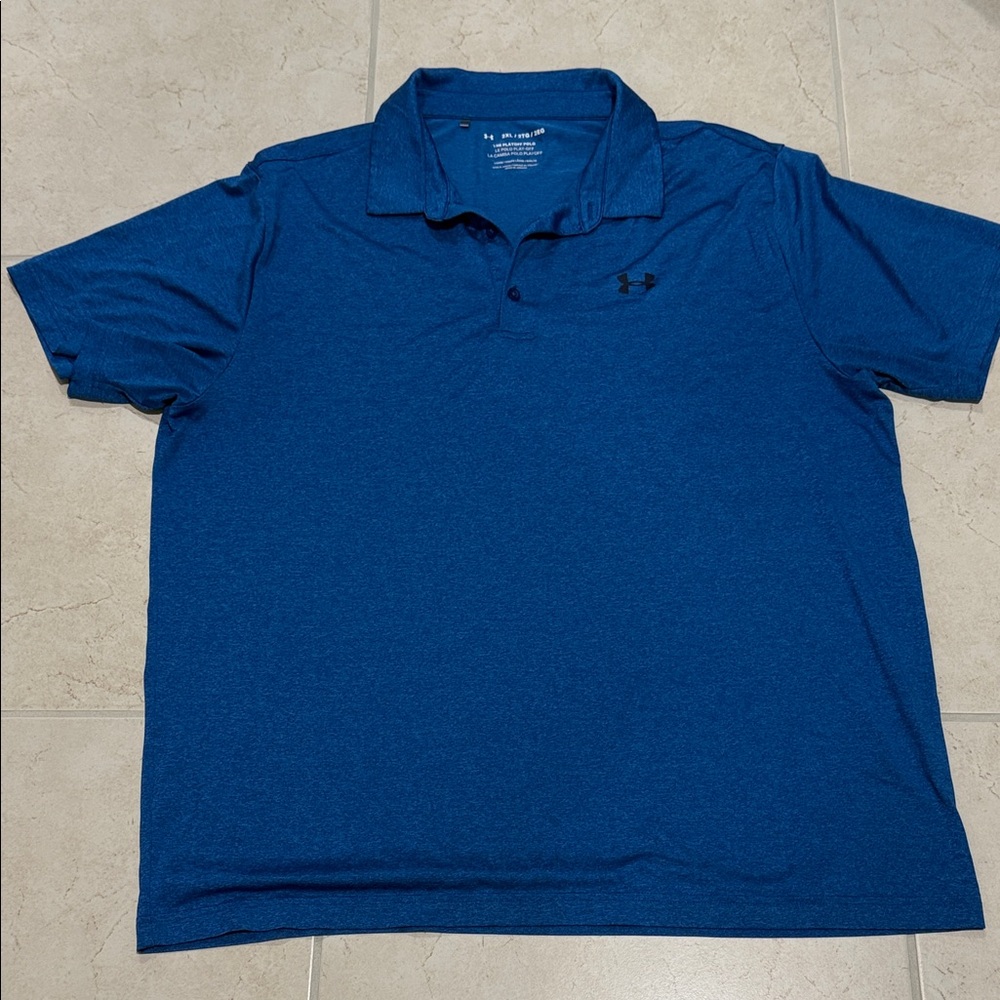 Under Armour Men's Deep Royal Blue Polo Shirt